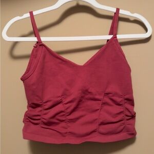FP Movement by Free People Mauve Ruched Cami